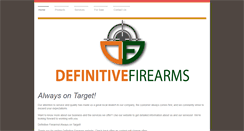 Desktop Screenshot of definitivefirearms.net